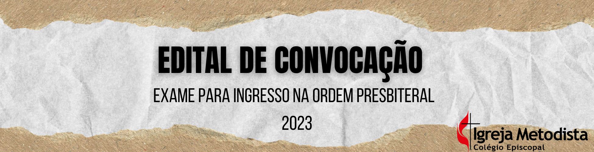 Edital de Convocao - Exame para Ingresso na Ordem Presbiteral 2023