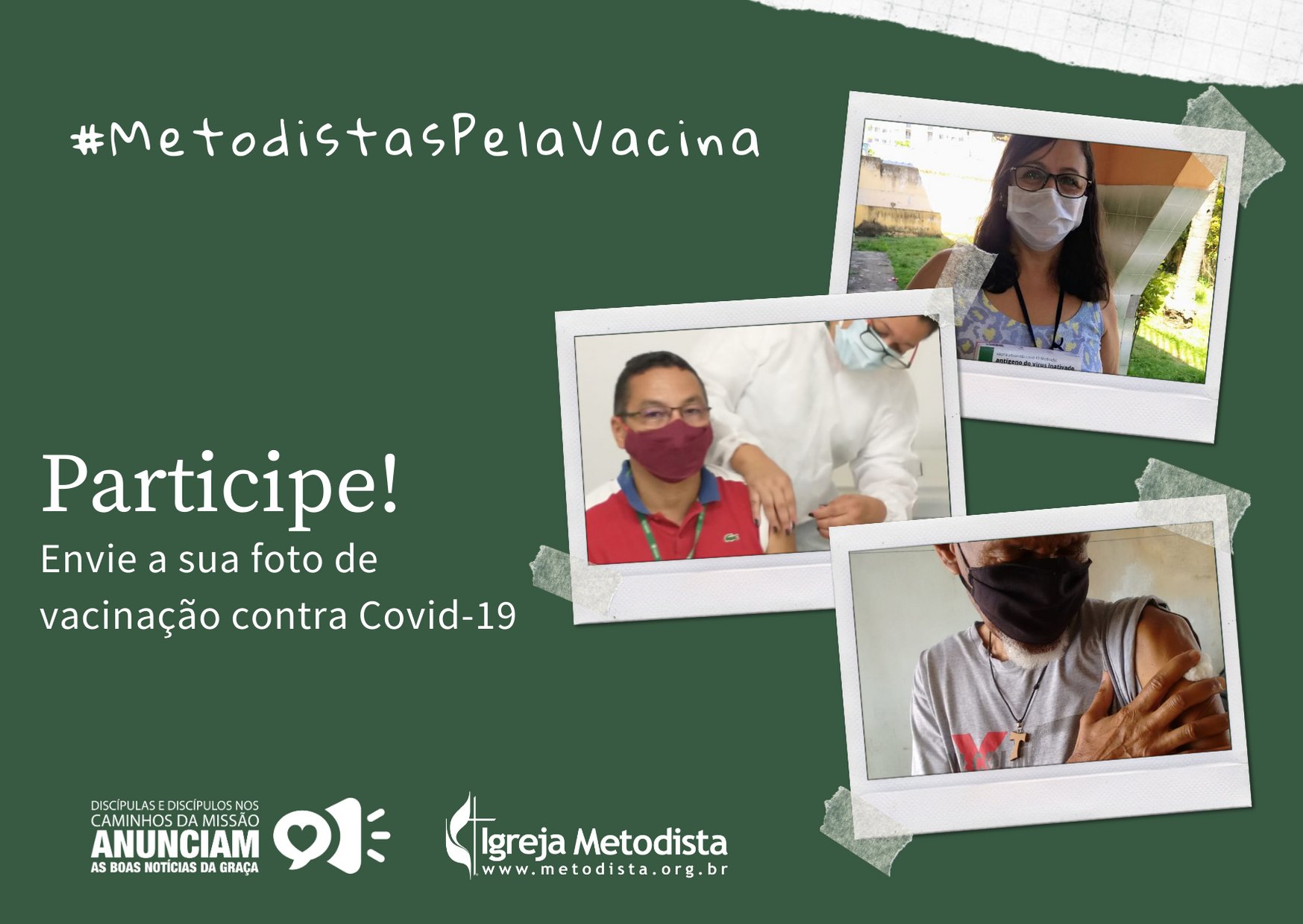 Metodistas Pela Vacina #MetodistasPelaVacina