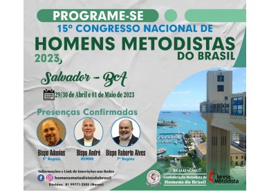 Congresso Nacional de Homens 2023 - participe da campanha de orao