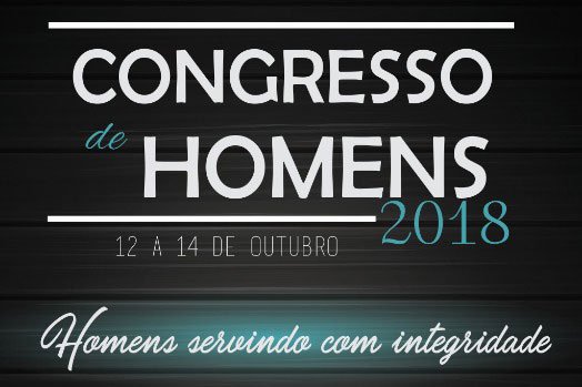 Congresso de Homens 2018 - Inscries abertas