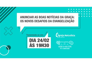 Live | Anunciar as boas notcias da Graa: os atuais desafios da evangelizao